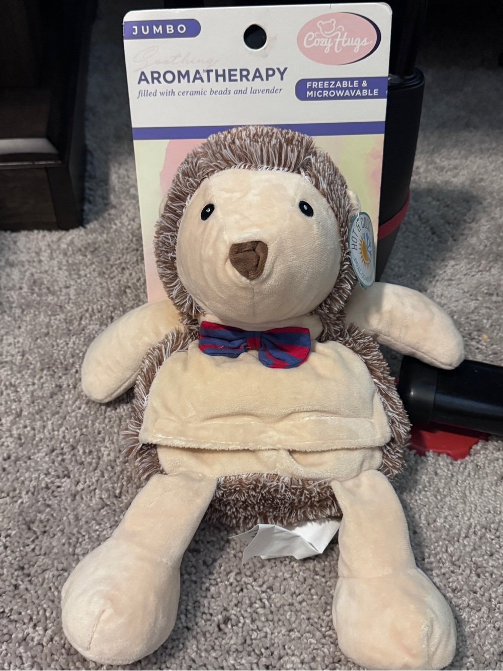Aromatherapy Plush Hedgehog - Beige